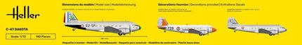 STARTER KIT C-47 Dakota - Flugzeuge - Heller - 35372