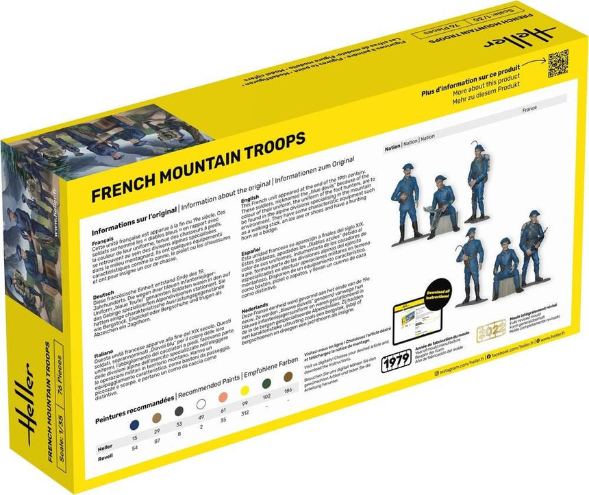 STARTER KIT French Mountain Troops - Infanterie - Heller - 57223
