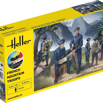 STARTER KIT French Mountain Troops - Infanterie - Heller - 57223