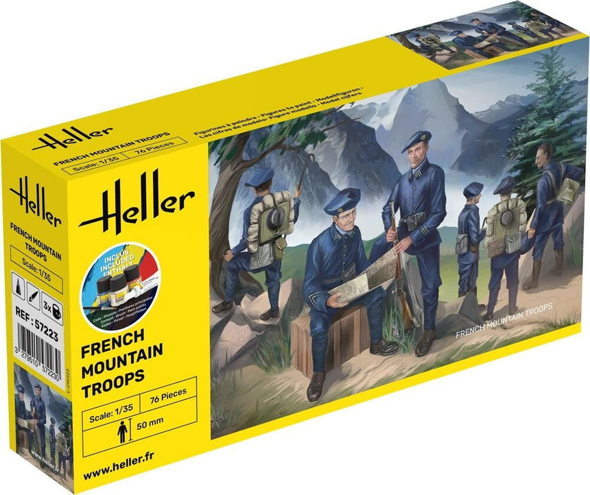 STARTER KIT French Mountain Troops - Infanterie - Heller - 57223