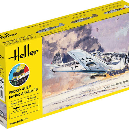 STARTER KIT FW 190 A5/A8/F8 - Flugzeuge - Heller - 56235