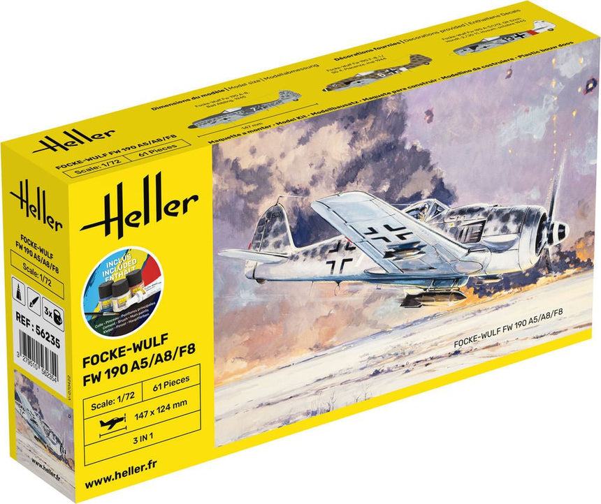 STARTER KIT FW 190 A5/A8/F8 - Flugzeuge - Heller - 56235