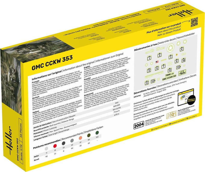 STARTER KIT GMC CCKW 353 - Fahrzeuge - Heller - 56996