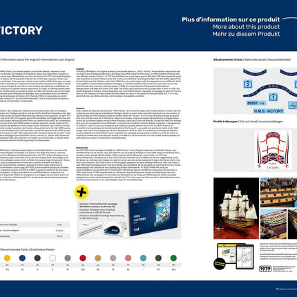 STARTER KIT HMS Victory - Schiffe - Heller - 58897