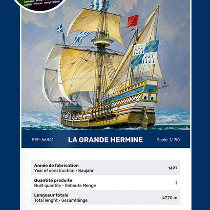 STARTER KIT La Grande Hermine - Schiffe - Heller - 56841