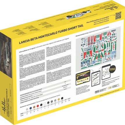 STARTER KIT Lancia Beta Montecarlo Turbo Short Tail - Heller - 58741 (2)