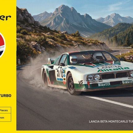 STARTER KIT Lancia Beta Montecarlo Turbo Short Tail - Heller - 58741 (3)