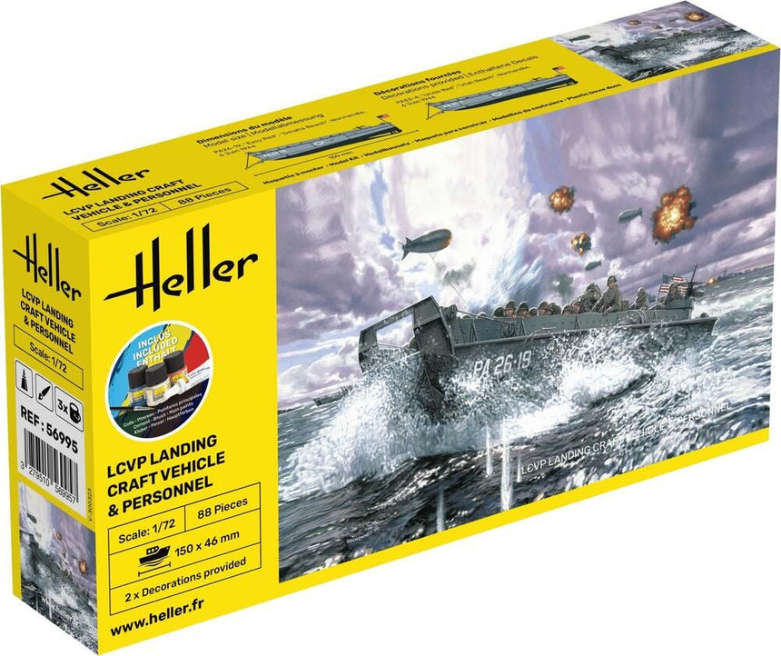 STARTER KIT LCVP Landing Craft Vehicle & Personnel - Schiffe - Heller - 56995