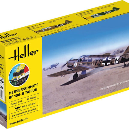STARTER KIT Messerschmitt Bf 108 B Taifun - Flugzeuge - Heller - 56231
