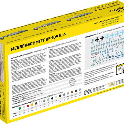 STARTER KIT Messerschmitt Bf 109 K-4 - Flugzeuge - Heller - 56229