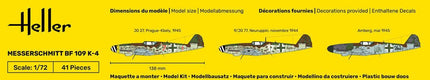 STARTER KIT Messerschmitt Bf 109 K-4 - Flugzeuge - Heller - 56229