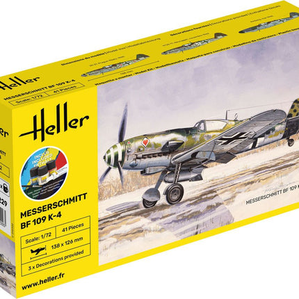 STARTER KIT Messerschmitt Bf 109 K-4 - Flugzeuge - Heller - 56229
