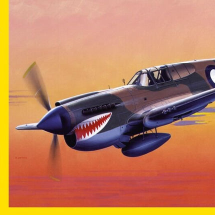 STARTER KIT P-40 Kitty Hawk - Flugzeuge - Heller - 56266