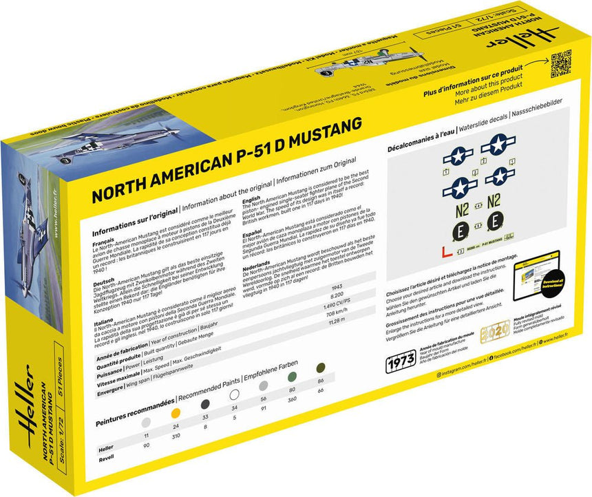 STARTER KIT P-51 Mustang - Flugzeuge - Heller - 56268