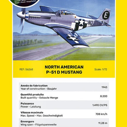 STARTER KIT P-51 Mustang - Flugzeuge - Heller - 56268