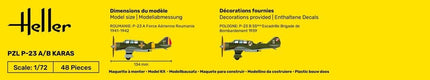 STARTER KIT PZL 23 Karas - Flugzeuge - Heller - 56247