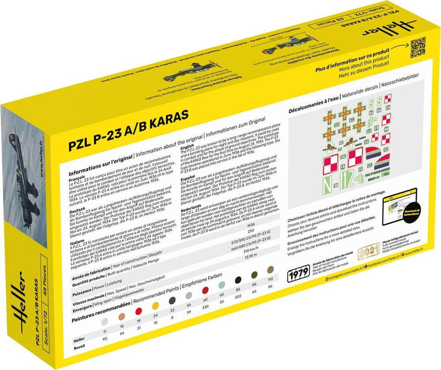 STARTER KIT PZL 23 Karas - Flugzeuge - Heller - 56247