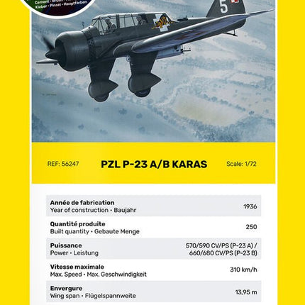 STARTER KIT PZL 23 Karas - Flugzeuge - Heller - 56247