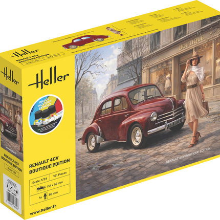 STARTER KIT Renault 4CV - Boutique Edition - Heller - 58762