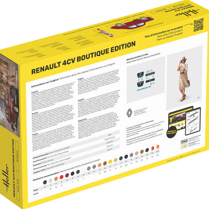 STARTER KIT Renault 4CV - Boutique Edition - Heller - 58762 (2)