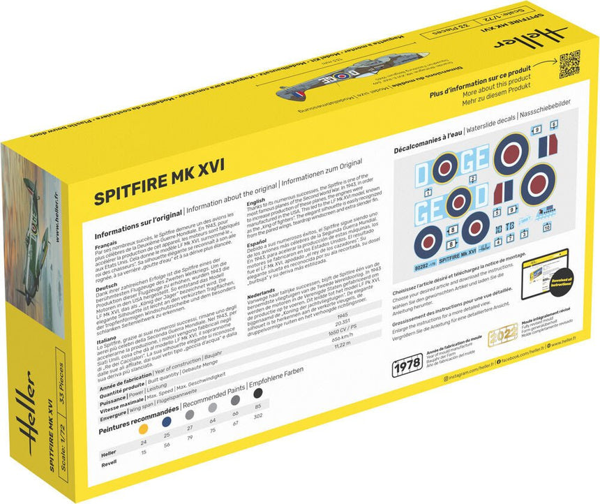 STARTER KIT Spitfire - Flugzeuge - Heller - 56282