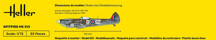 STARTER KIT Spitfire - Flugzeuge - Heller - 56282