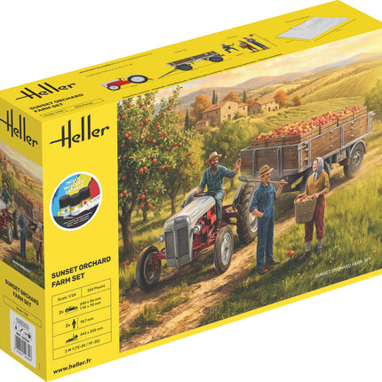 STARTER KIT Sunset Orchard Farm Set - Heller - 52334