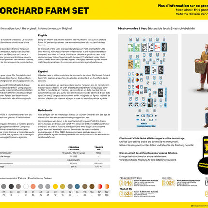 STARTER KIT Sunset Orchard Farm Set - Heller - 52334 (4)