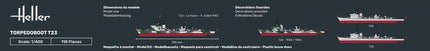 STARTER KIT Torpedoboot T23 - Schiffe - Heller - 57011