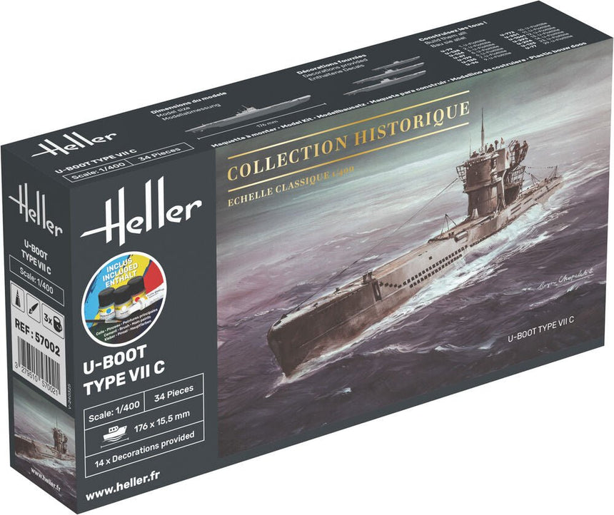 STARTER KIT U-Boot Type VII C - Schiffe - Heller - 57002