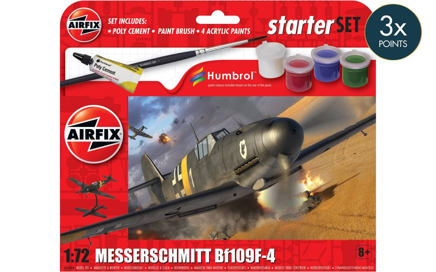A55014 Starter Set - Messerschmitt Bf109F-4