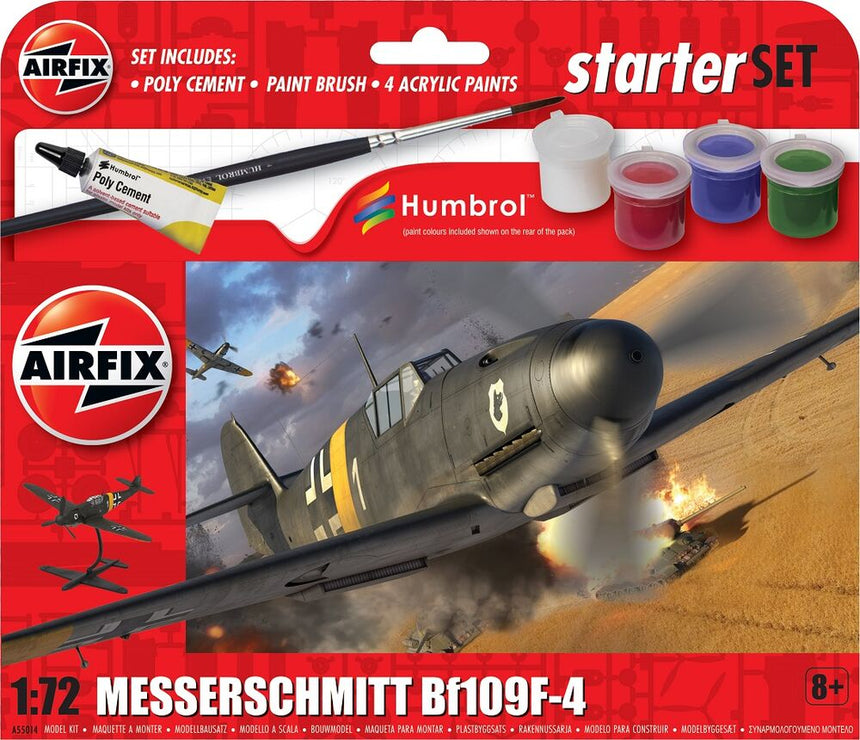 Starter Set - Messerschmitt Bf109F-4 - Flugzeuge - Airfix - A55014