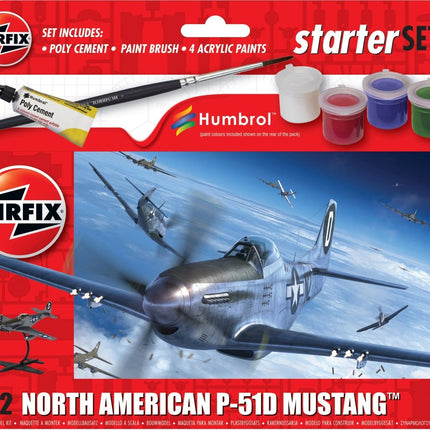 A55013 Starter Set - North American P-51D Mustang