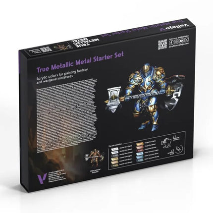 Starter Set - True Metallic Metal (12 x 18 ml) - Vallejo - 77272 (2)