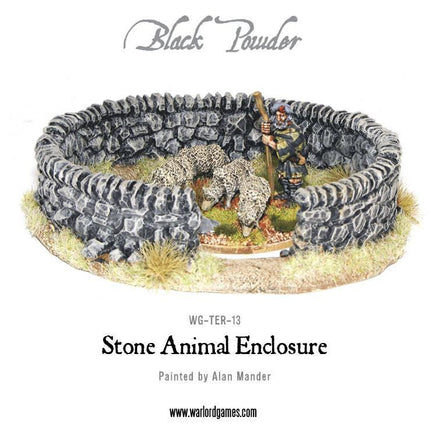 Stone Animal Enclosure - Steinerner Tierpferch (Resin-Gelände)