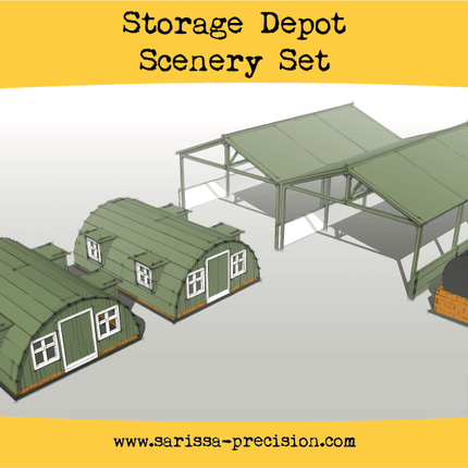 Storage Shelter Scenery Set