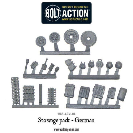 Stowage pack - German