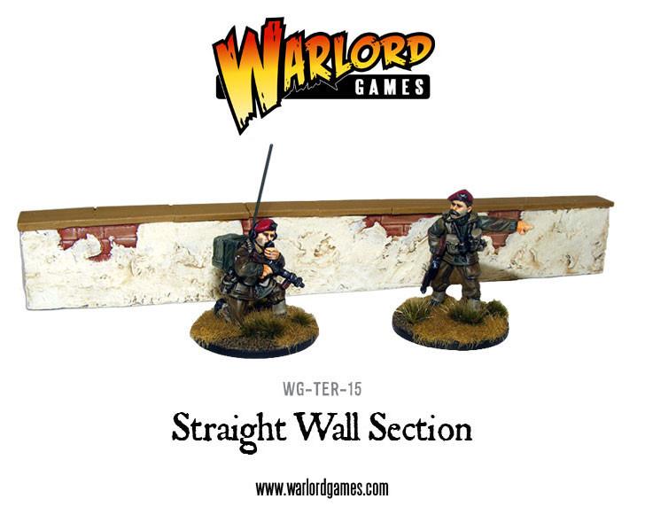 Straight Wall Section - Gelände - Warlord Games - WG-TER-15