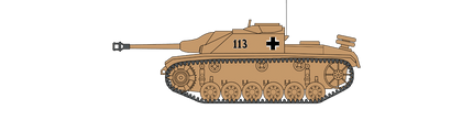 A01306V Stug III 75mm Assault Gun