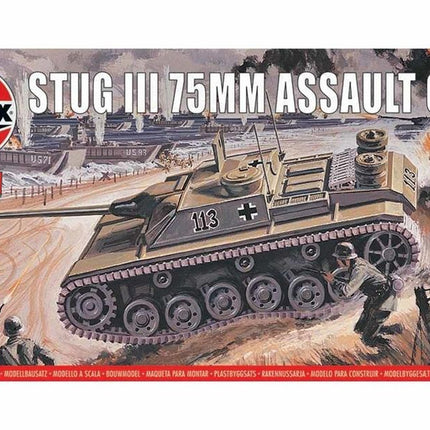 Stug III 75mm Assault Gun, Vintage Classics - Artillerie - Airfix - A01306V