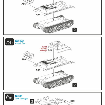 280034 - SU-85 / SU-122 SPG