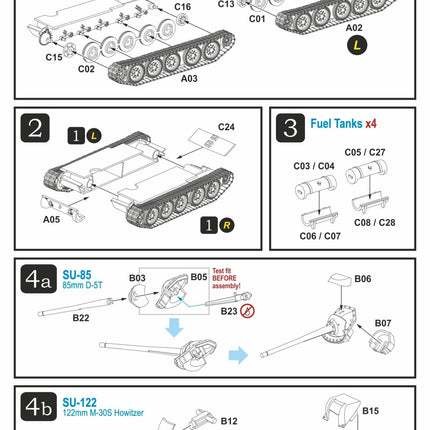 280034 - SU-85 / SU-122 SPG