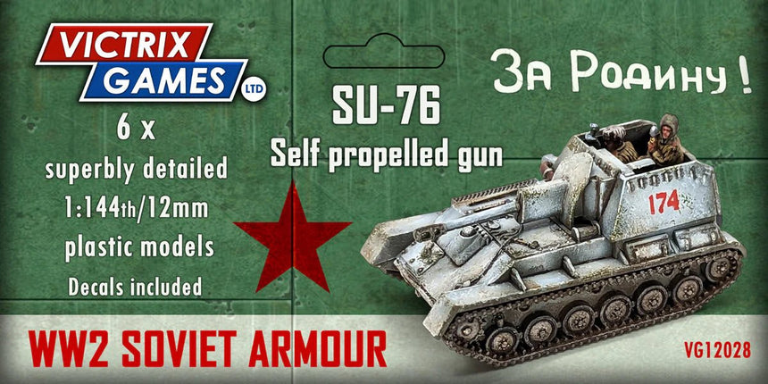 SU76 + Crew 12mm - Jagdpanzer - Victrix - VG12028