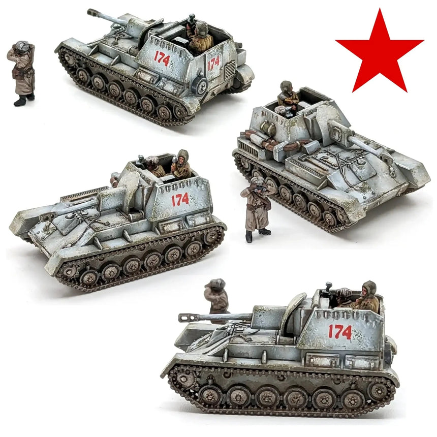SU76 + Crew 12mm - Jagdpanzer - Victrix - VG12028