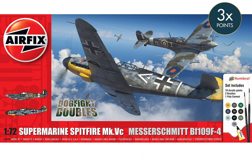 A50194 Supermarine Spitfire Mk.Vc vs Bf109F-4 Dogfight Double