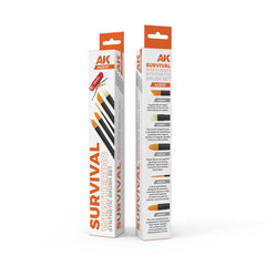 SURVIVAL WEATHERING BRUSHES SET (5 Pinsel) - Zubehör - AK Interactive - AKB101