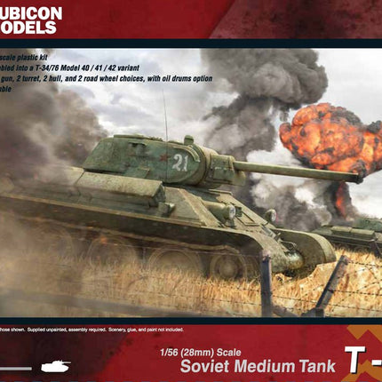 T - 34/76 - Early & Mid War - Panzer - Rubicon Models UK Ltd - 280013