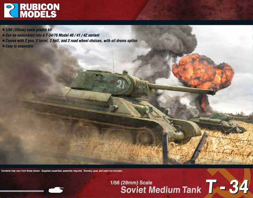 T - 34/76 - Early & Mid War - Panzer - Rubicon Models UK Ltd - 280013