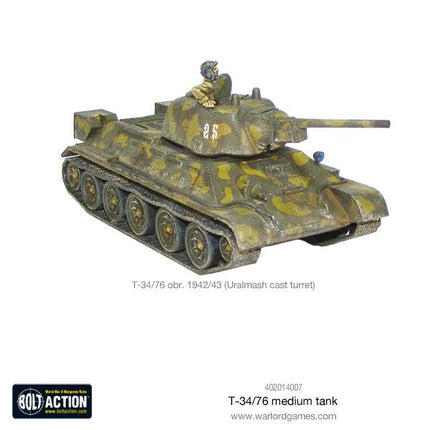 T - 34/76 Medium Tank - Panzer - Warlord Games - 402014007