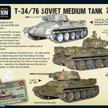 T - 34/76 Medium Tank - Panzer - Warlord Games - 402014007